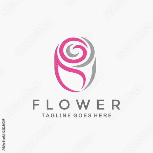 Flower logo design