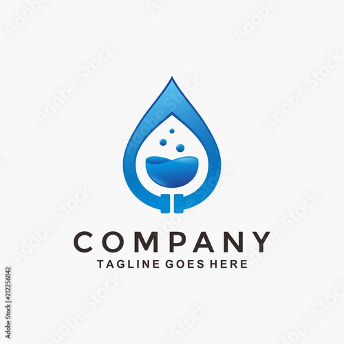 Water logo design