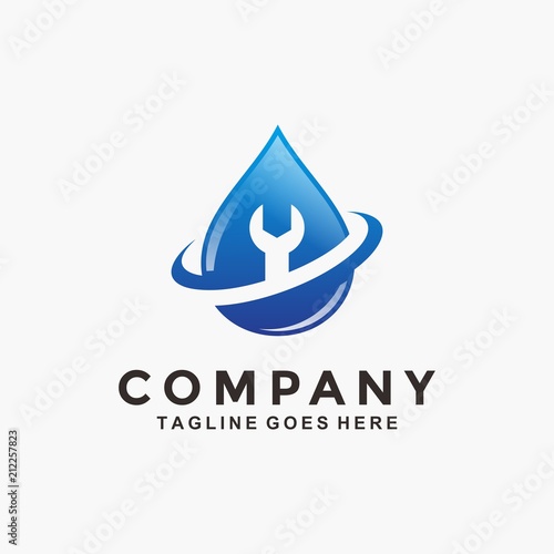 Plumbing, Flame logo design