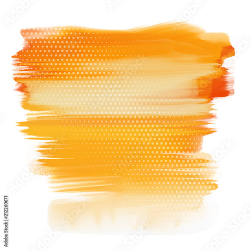 watercolour texture with halftone dots overlay