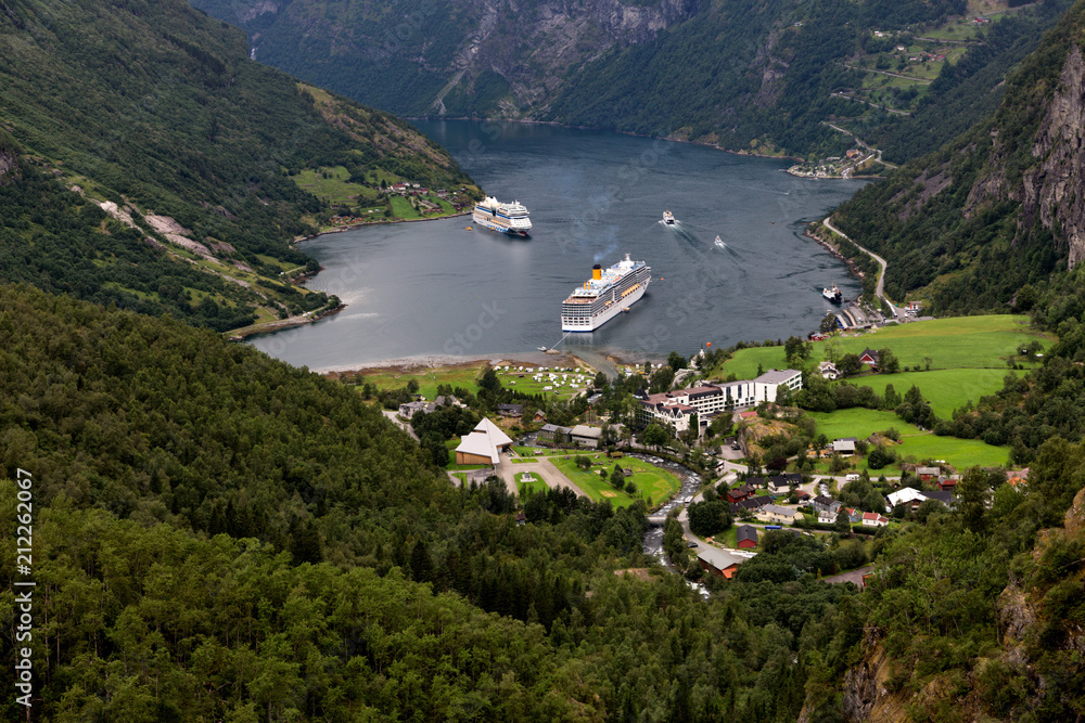 Landscape of Norway,Geirangerfjord