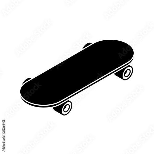 Skateboard sign icon. skateboarding symbol. Vector illustration