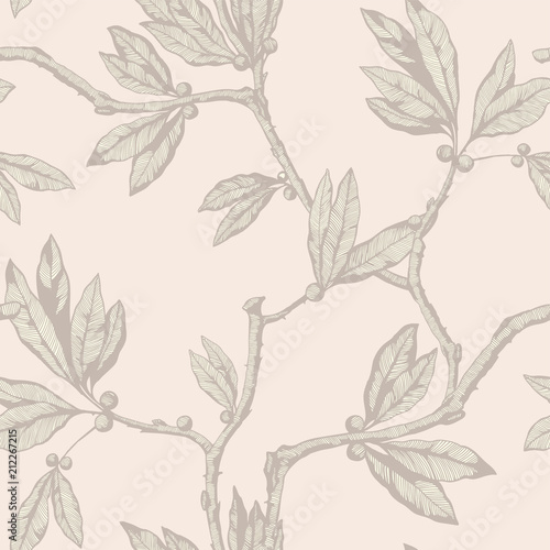 Floral seamless pattern. Flowers illustration