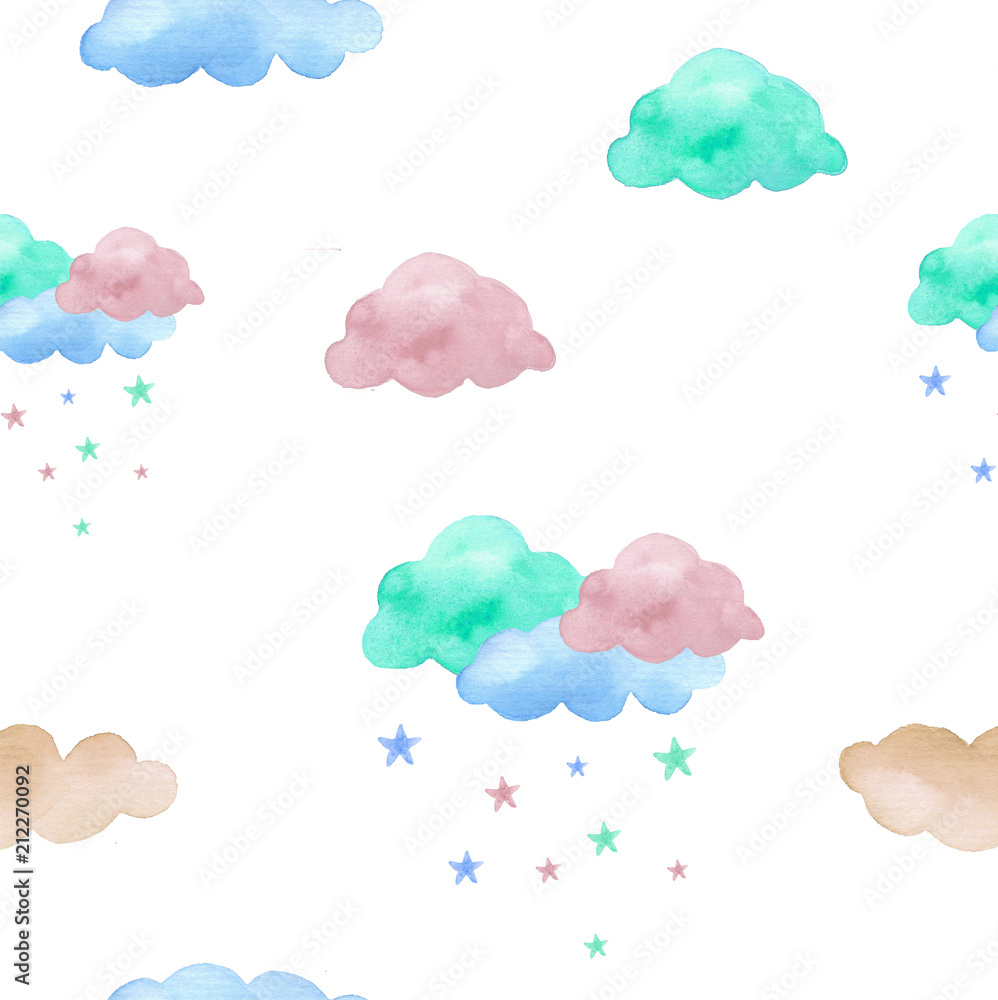 Clouds and stars in wonderland. Clouds and stars in wonderland.