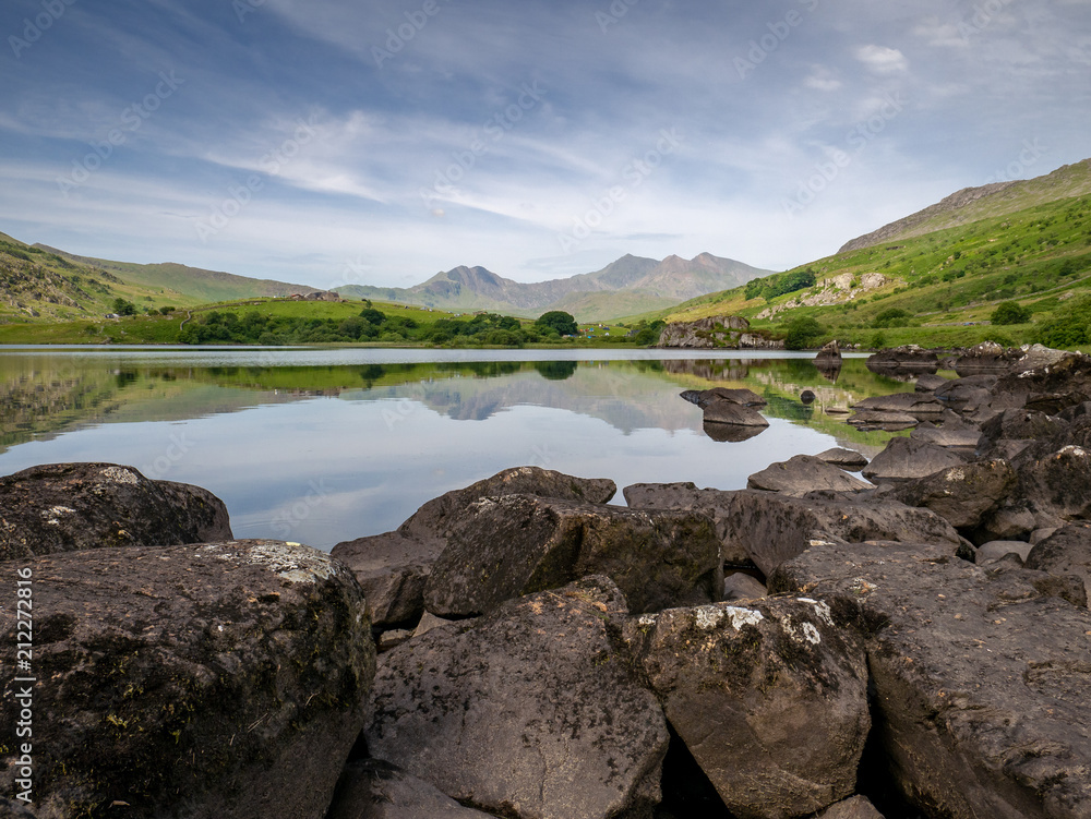 Snowdonia from Llynnau Mymbyr Snowdonia from Llynnau Mymbyr