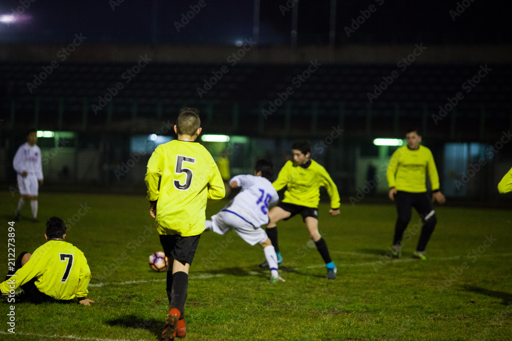 Contrasto di gioco a calcio a undici