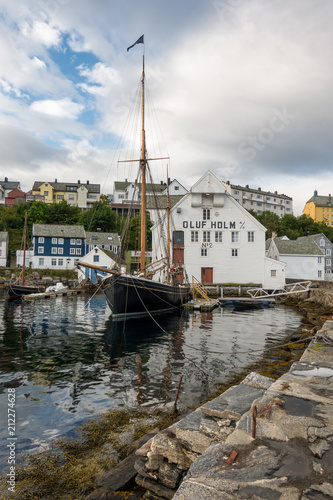 Urban landscape in Norway    lesund