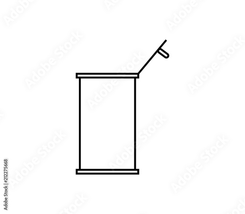 food tin icon