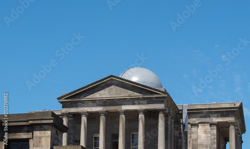 City Observatory on Calton Hill in Edinburgh photo