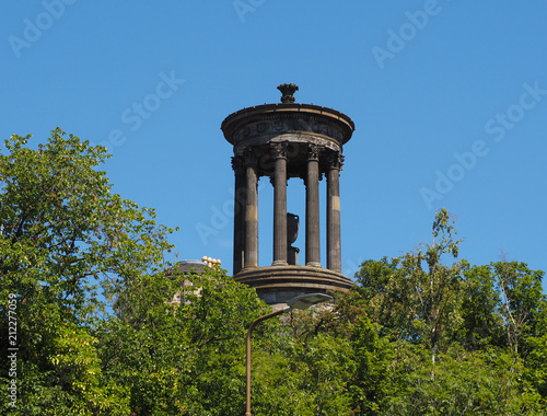 Dugald Steward monument on Calton Hill in Edinburgh photo