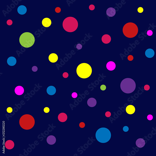 Vector abstract pattern with dots. Colorful background