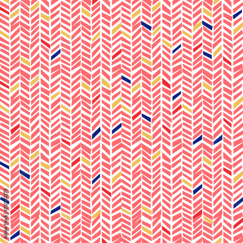 geometrical seamless pattern. herringbone design. modern vector background texture. bright print. 