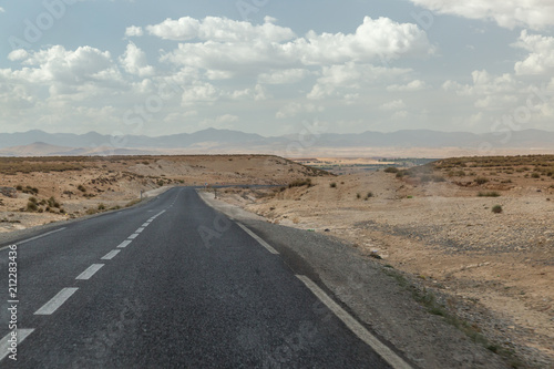 Empty Highway in Morocco