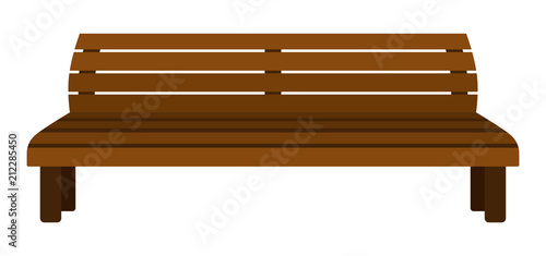 Empty bench icon