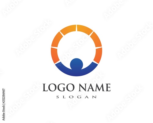Healthy Life people Logo template