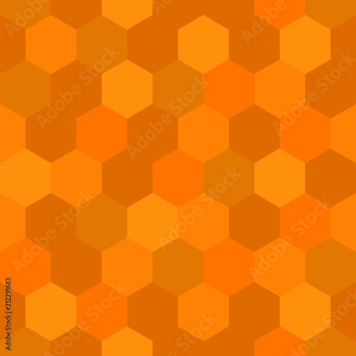 Hexagon honey comb theme seamless pattern for wallpaper or wrapping paper