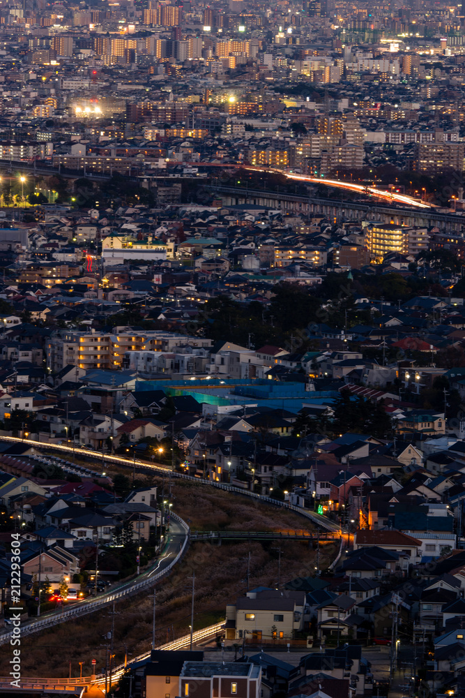 Fototapeta premium 市街地の夜景