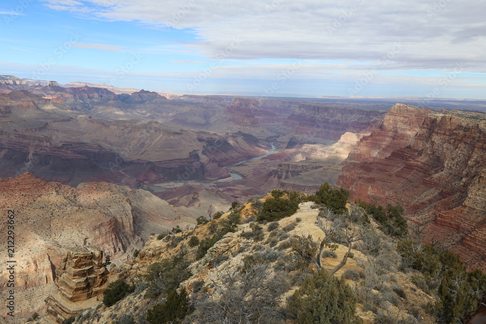 The Grand Canyon; a breathtaking view