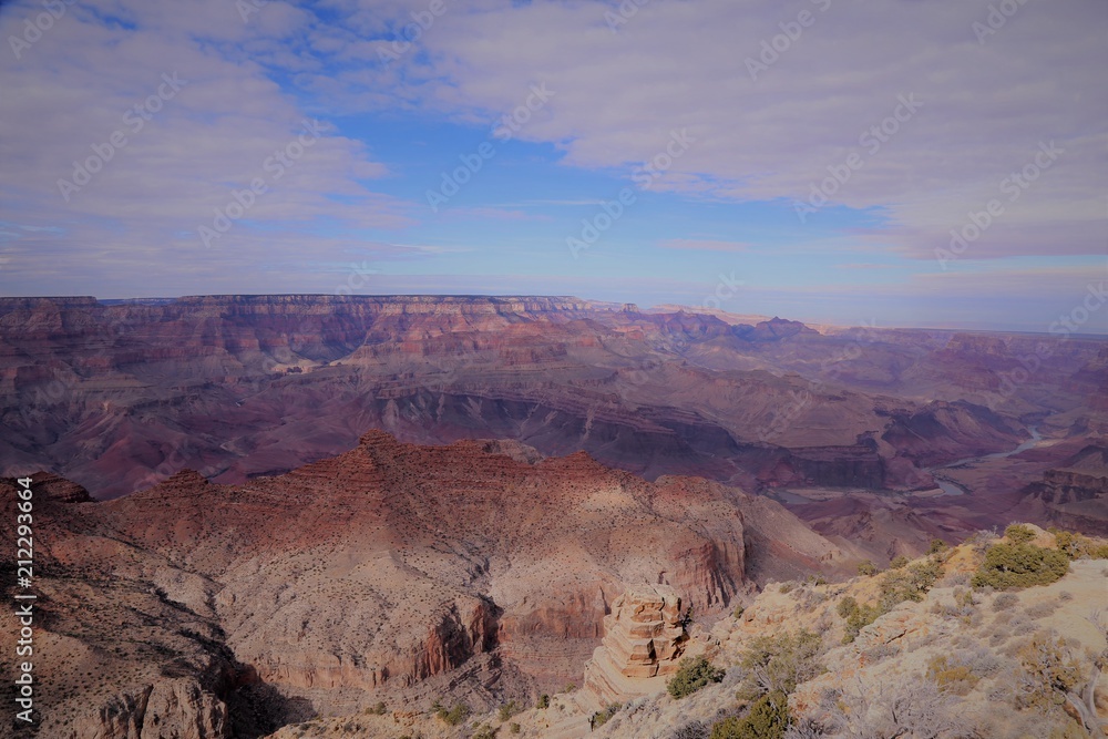 The Grand Canyon; a breathtaking view