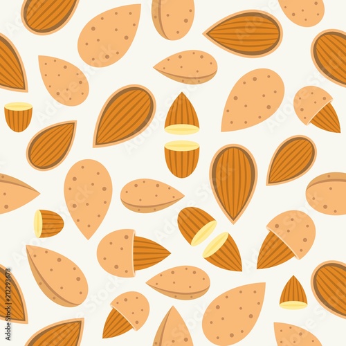 almond seamless pattern for wallpaper or wrapping paper