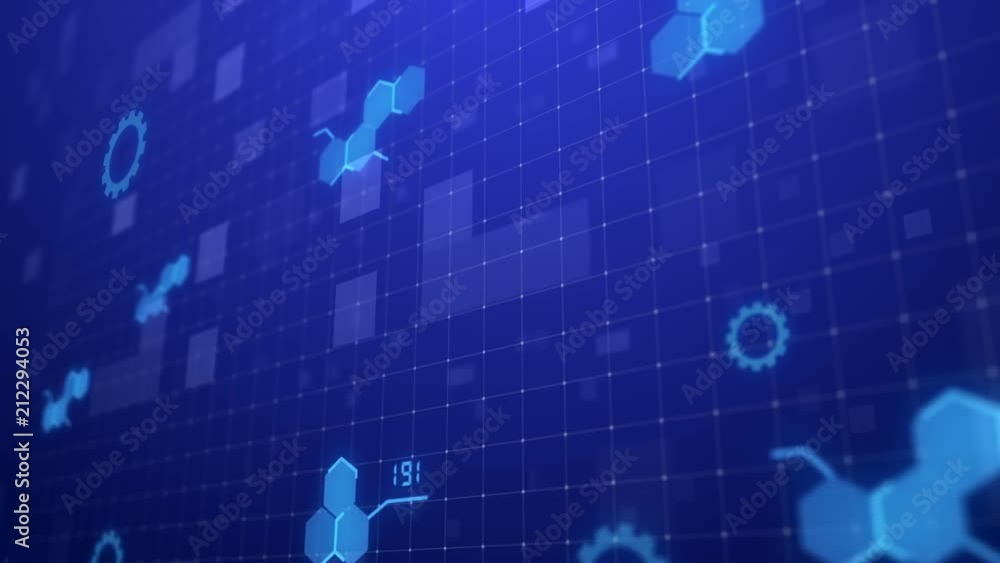Sci Fi Technology motion graphic background Suitable for Application ...
