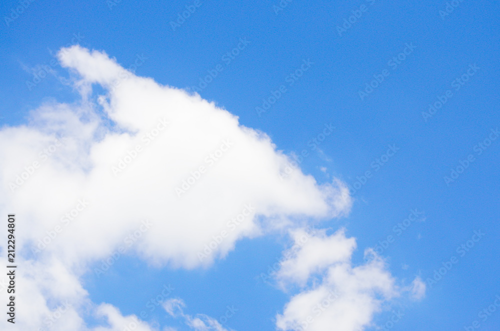 Obraz premium Blue sky with clouds background and textures.