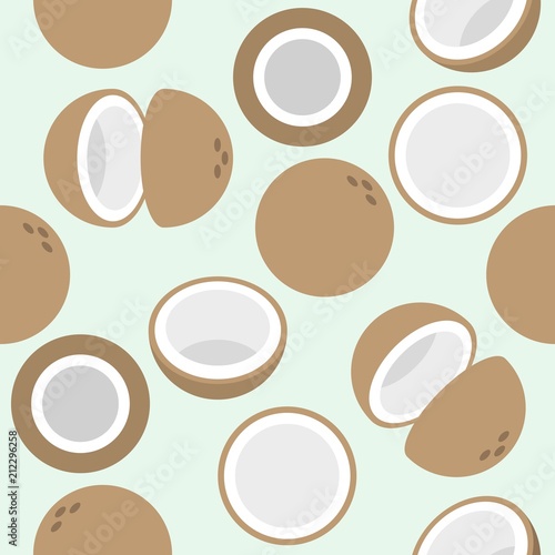 coconut seamless pattern for wallpaper or wrapping paper