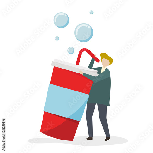 Addicted to sweet drinks and sugar