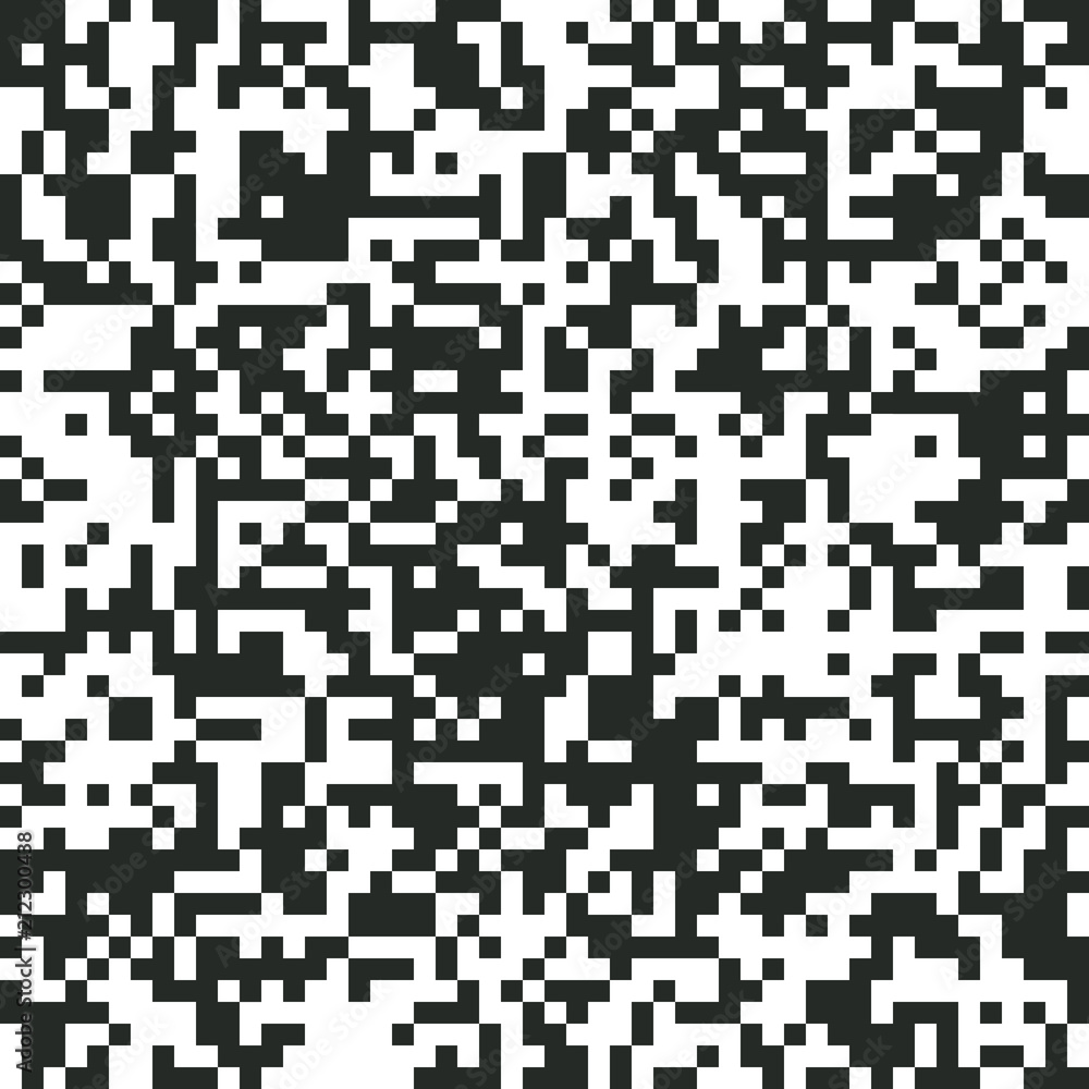 QR Code Digital Abstract Black and White Pixel Noise Background QR Code Digital Abstract Black and White Pixel Noise Background