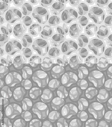 Seamless sponge texture background in two color options.

