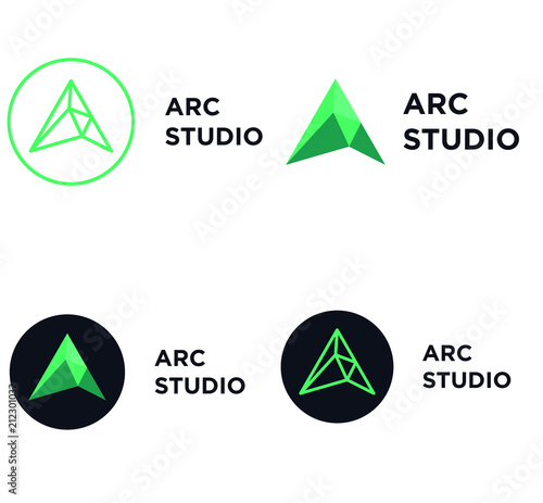 Arc Studio Letter A Logo