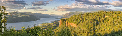 Photography Vista House and the Gorge Oregon panorama.