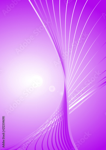 a fantastic world of abstract line design, halftone, purple color used in poster design, cover, advertising A 4