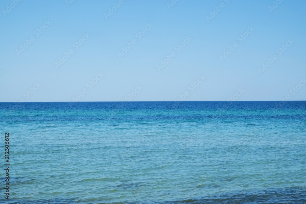 View of beautiful seascape on summer day