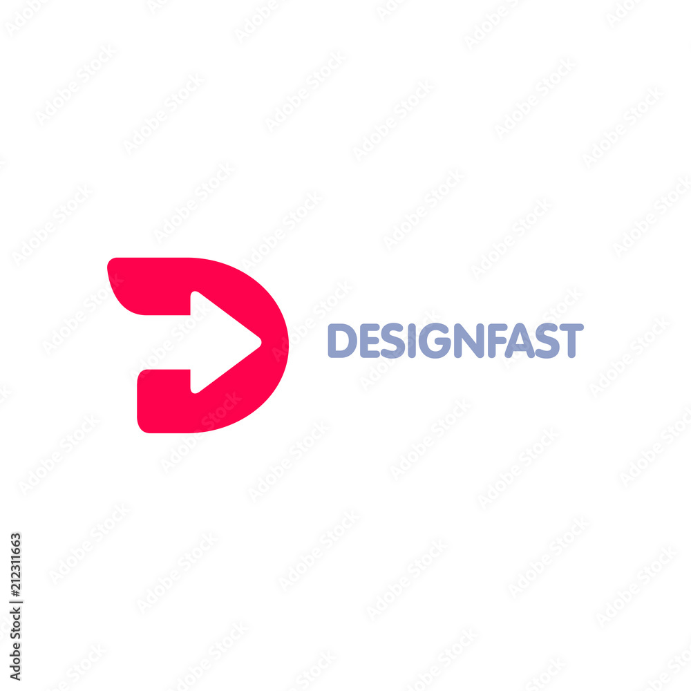 Designer Fast Letter D Logo. Designer Fast Letter D Logo.