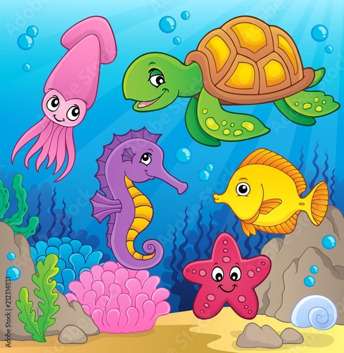 Sea life theme image 1