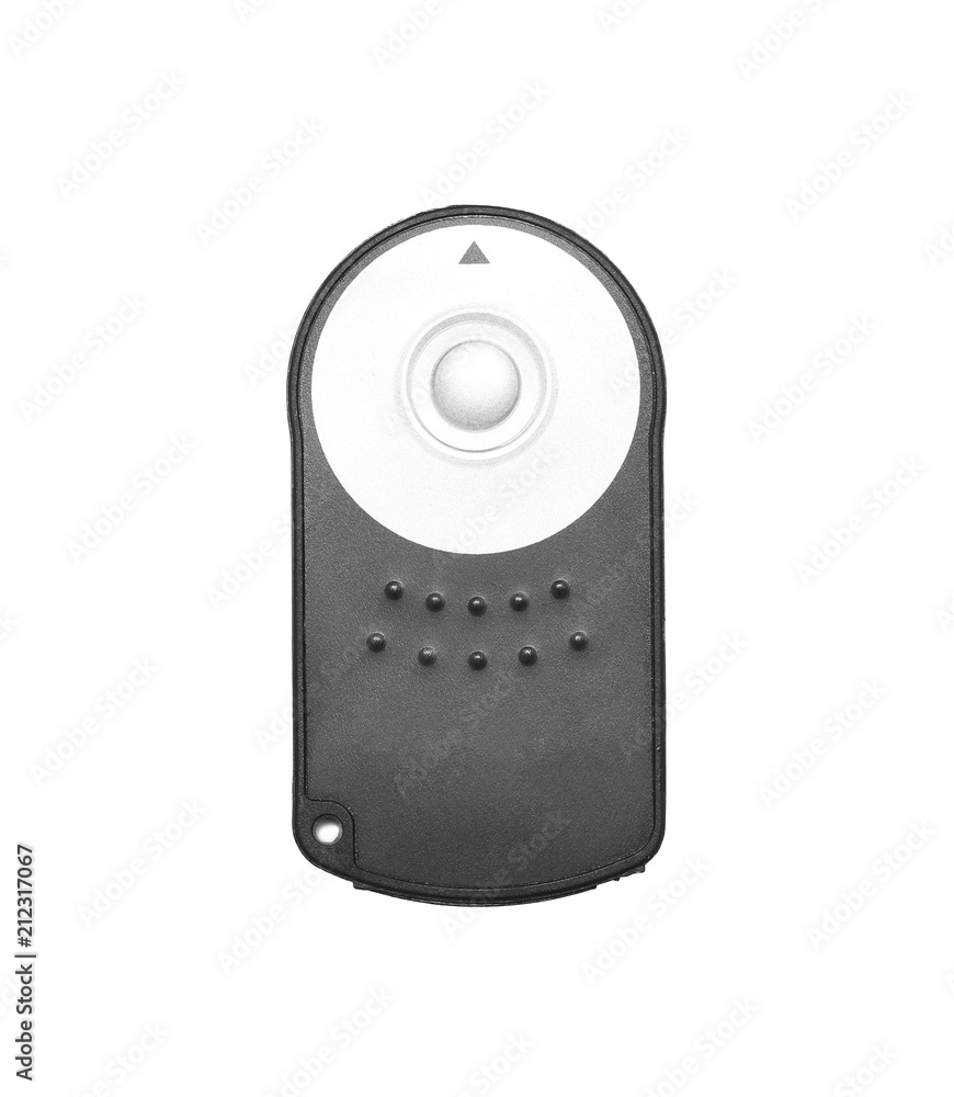 remote control for SLR camera on white background remote control for SLR camera on white background