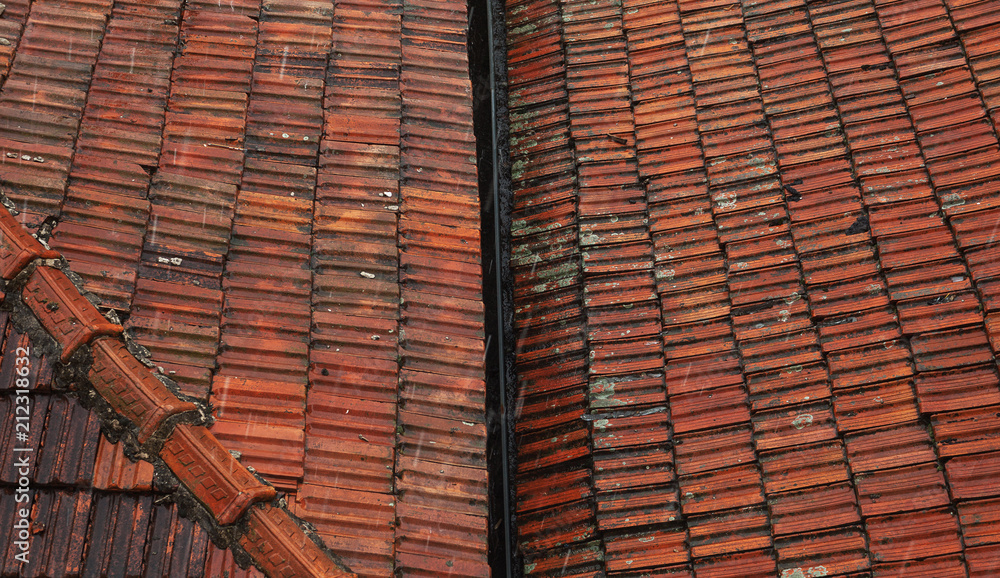 Old Roofs Abstract Old Roofs Abstract