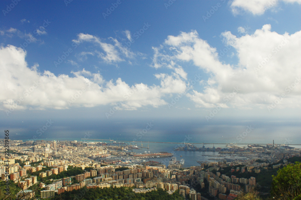 panorama of Genoa