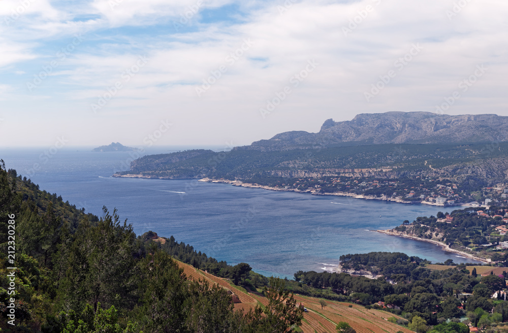 Coast of Cassis in the French riviera Coast of Cassis in the French riviera