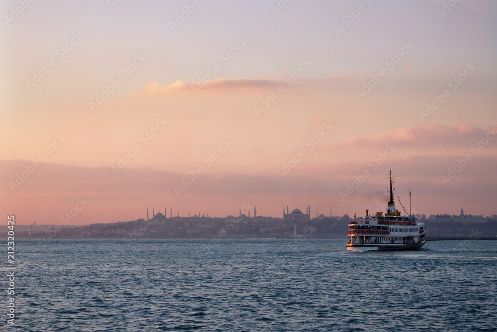 イスタンブールの夕日