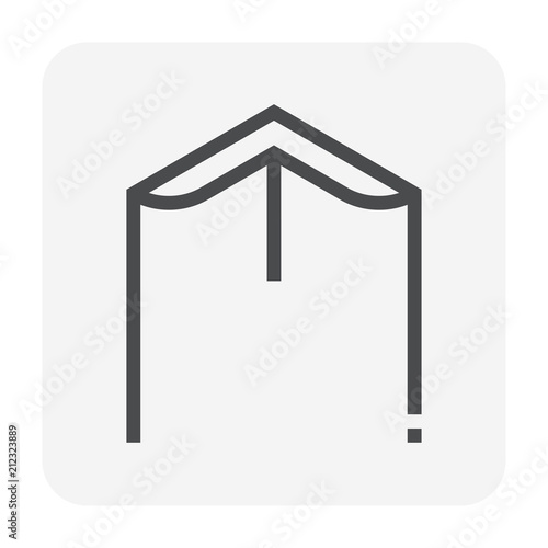 Steel product icon. L chanel profile shape. That alloy of iron from steel production industry and metallurgy used as beam, bar, frame, girder, structure in engineering, construction building material.