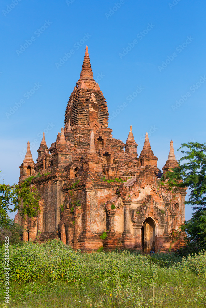 Old Bagan pagoda temple in Myanmar