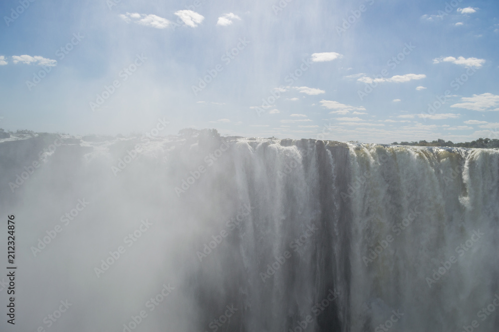 Victoria Falls Seen from the Zambian Side Victoria Falls Seen from the Zambian Side