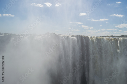 Victoria Falls Seen from the Zambian Side