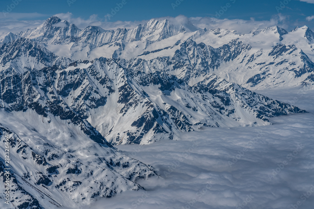 Fototapeta premium Switzerland, Titlis snow alps