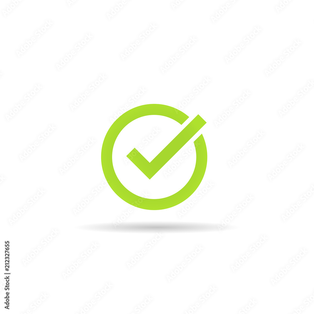 Check mark vector illustration Check mark vector illustration