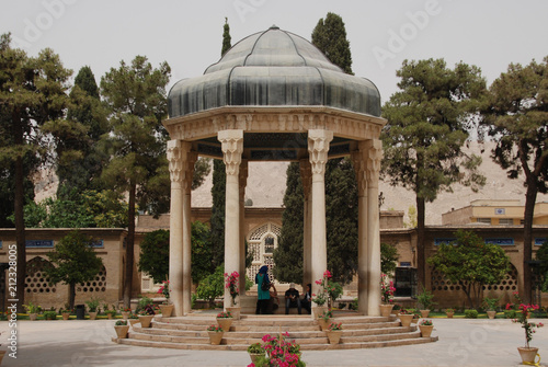 Hafezieh, the tomb of Persian poet Hafez in Shiraz, Iran