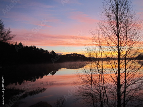 Sunrise over the lake...Wolflake...Os...Norway