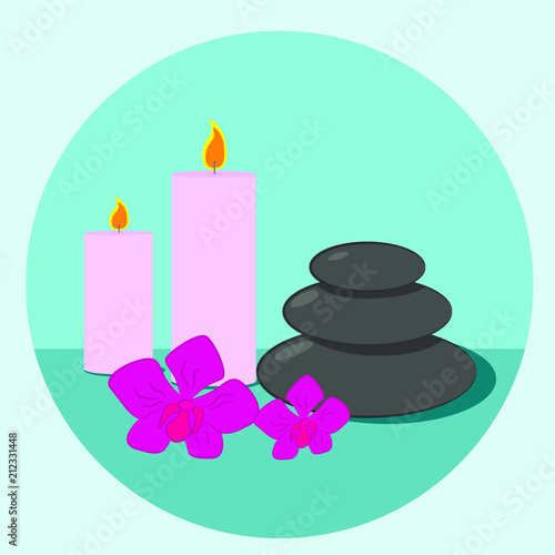  vector illustration spa procedure
